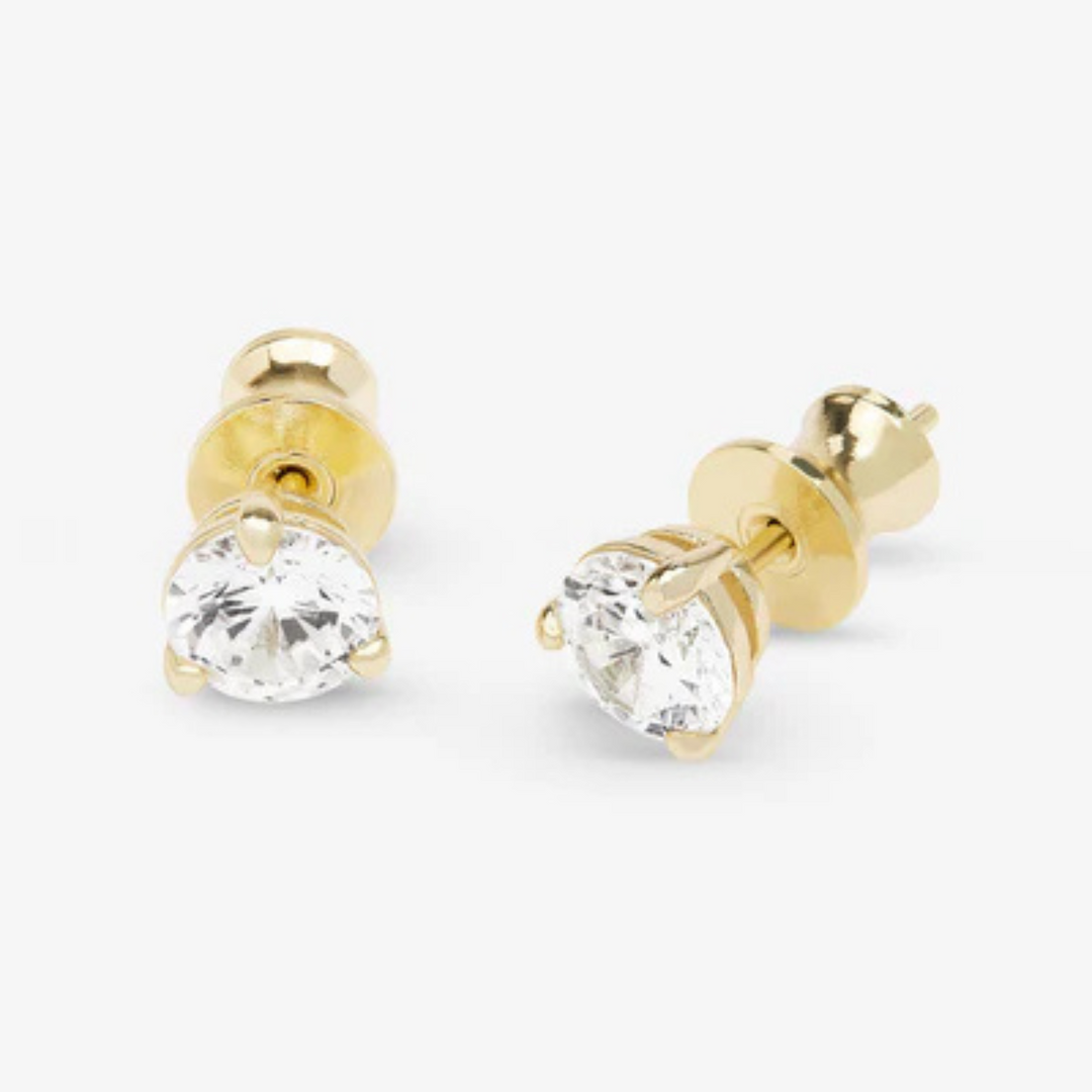 Not Your Basic 6mm Studs - Silver
