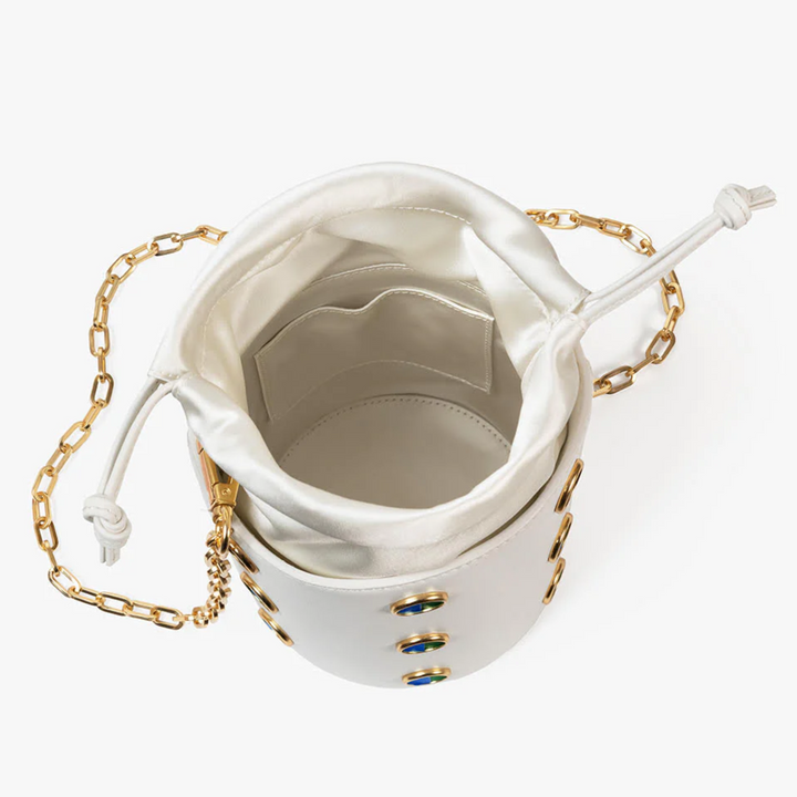 Greenwich Street Bucket Bag Bone Goose