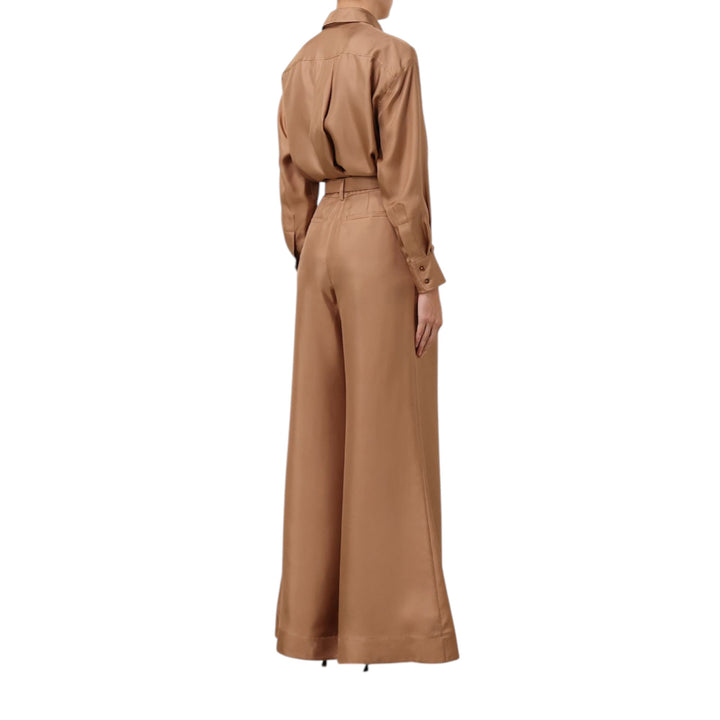 Wide Leg Pant in Biscuit