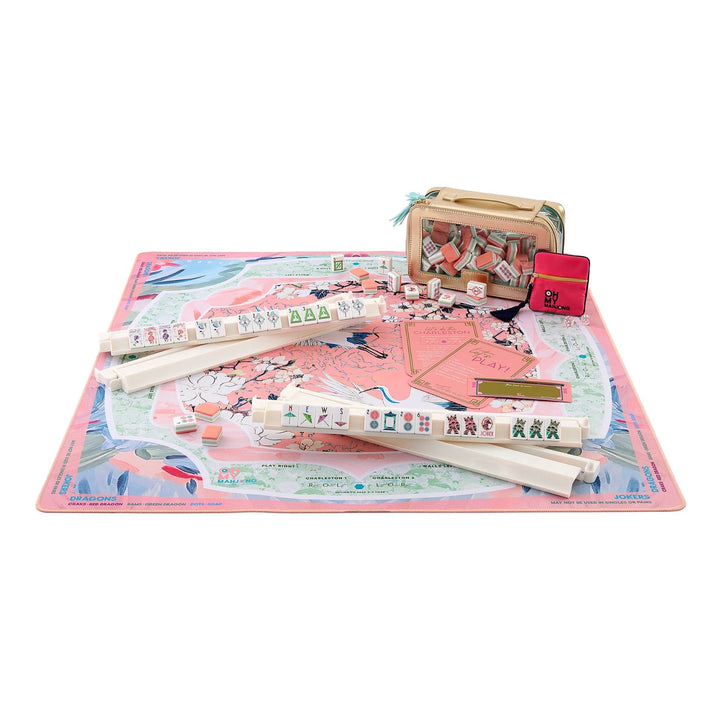 Heron Mahjong Mat in Tube