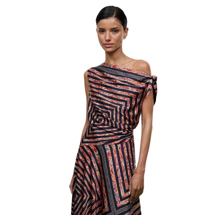 Portia Silk Dress in Studio