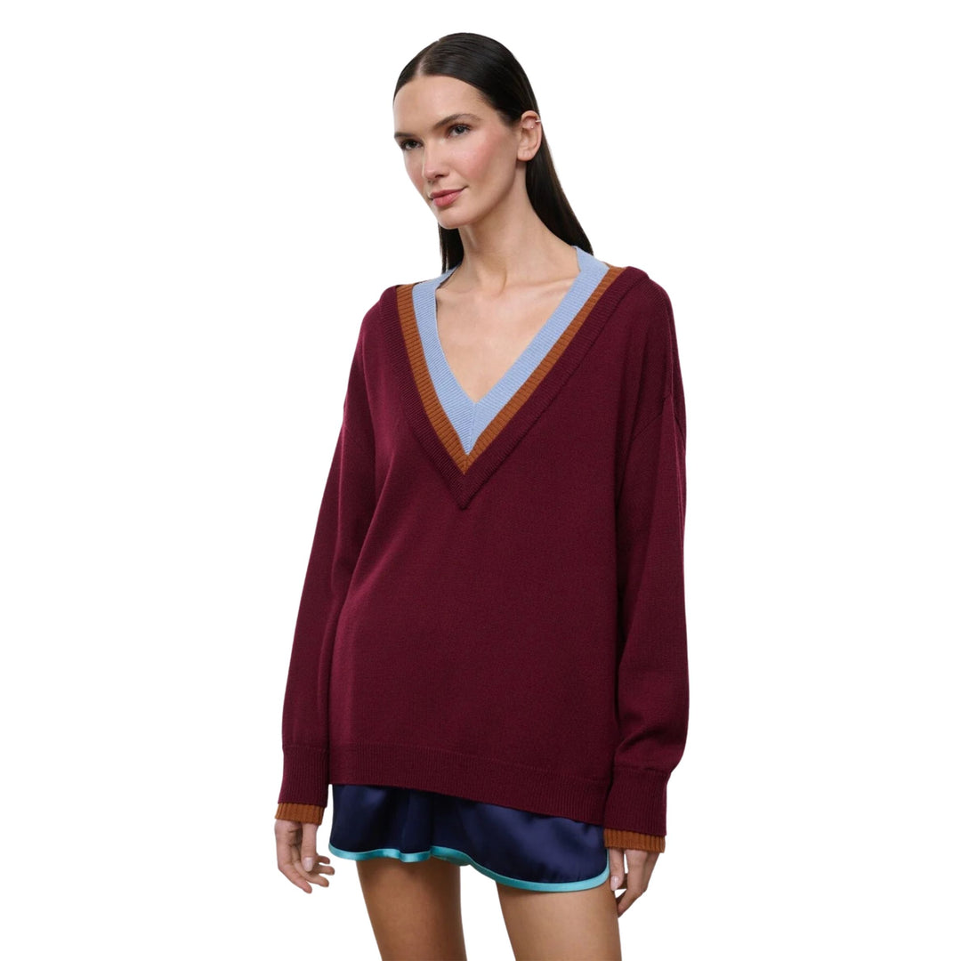 Norman Sweater in Pinot/Multi