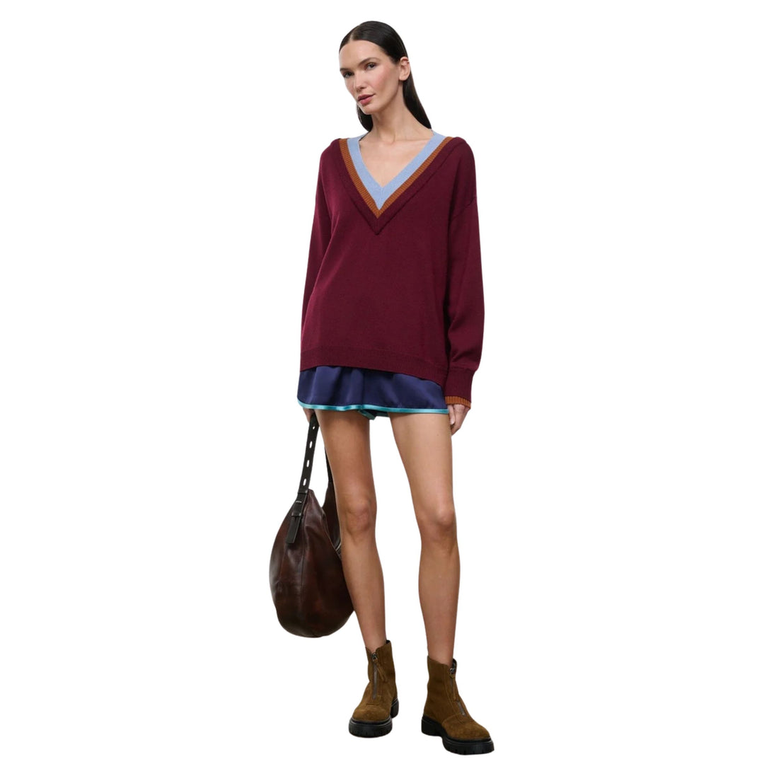 Norman Sweater in Pinot/Multi