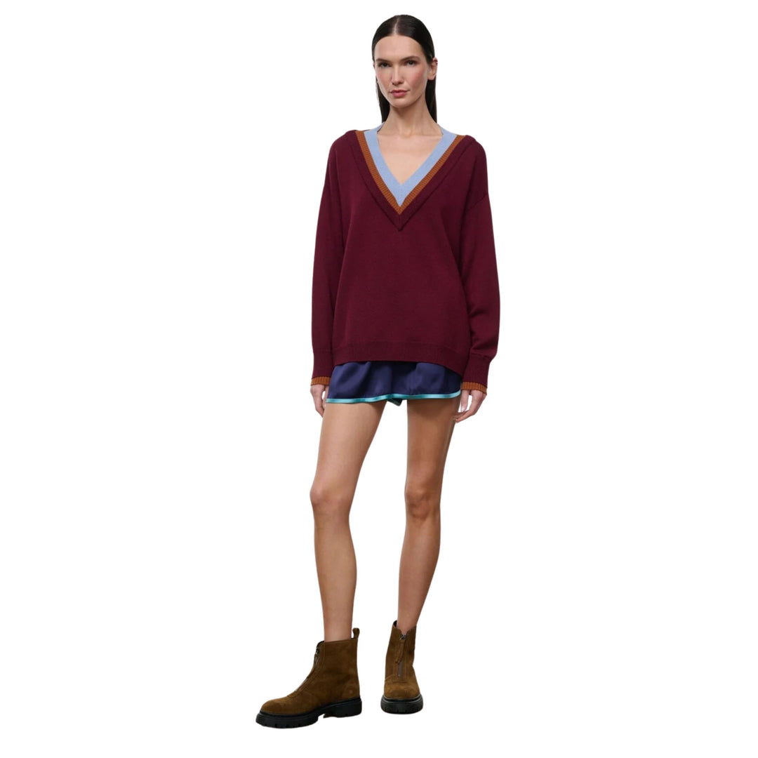 Norman Sweater in Pinot/Multi