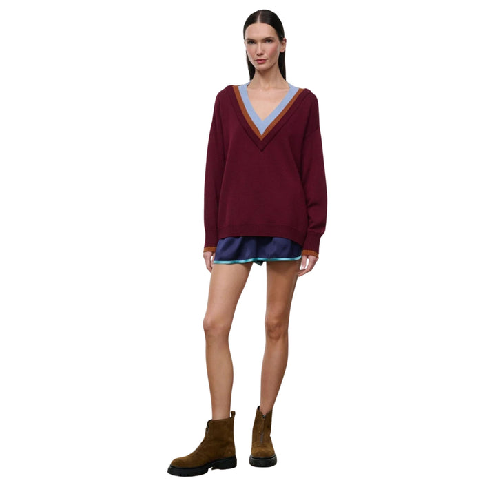 Norman Sweater in Pinot/Multi