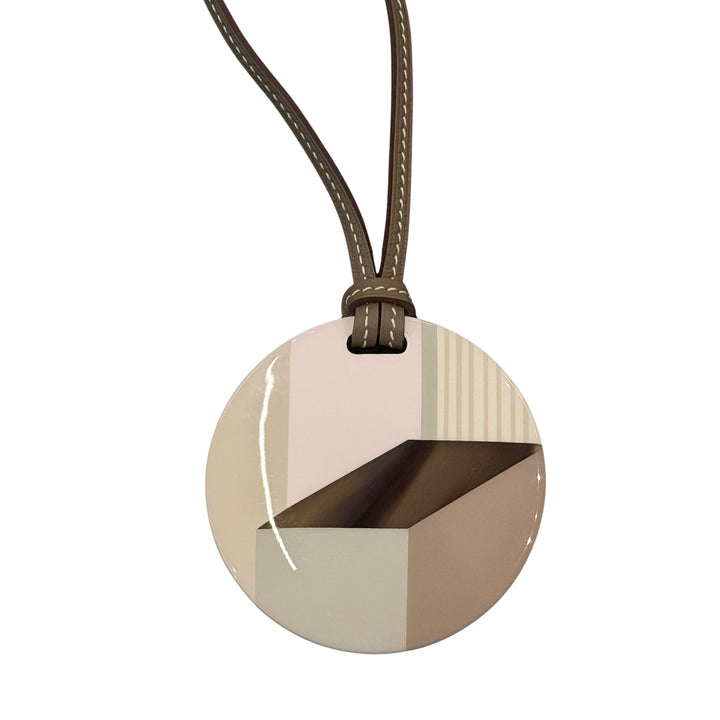 Hermès Buffalo Horn Minimal City Necklace in Multi