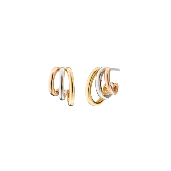 "Rings of Saturn" Earrings in YG/WG/RG
