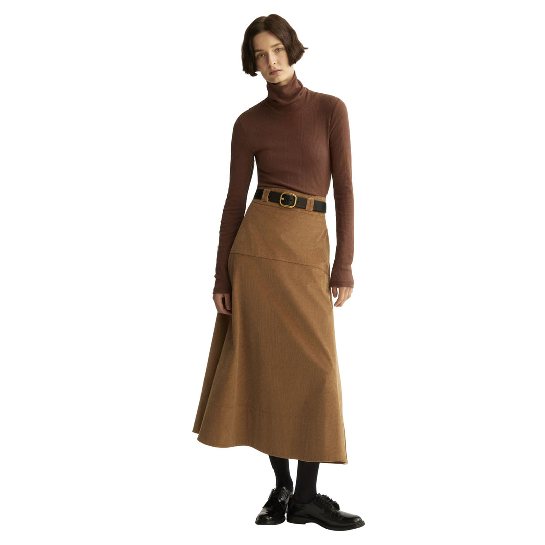Elizabeth Skirt in Saddle
