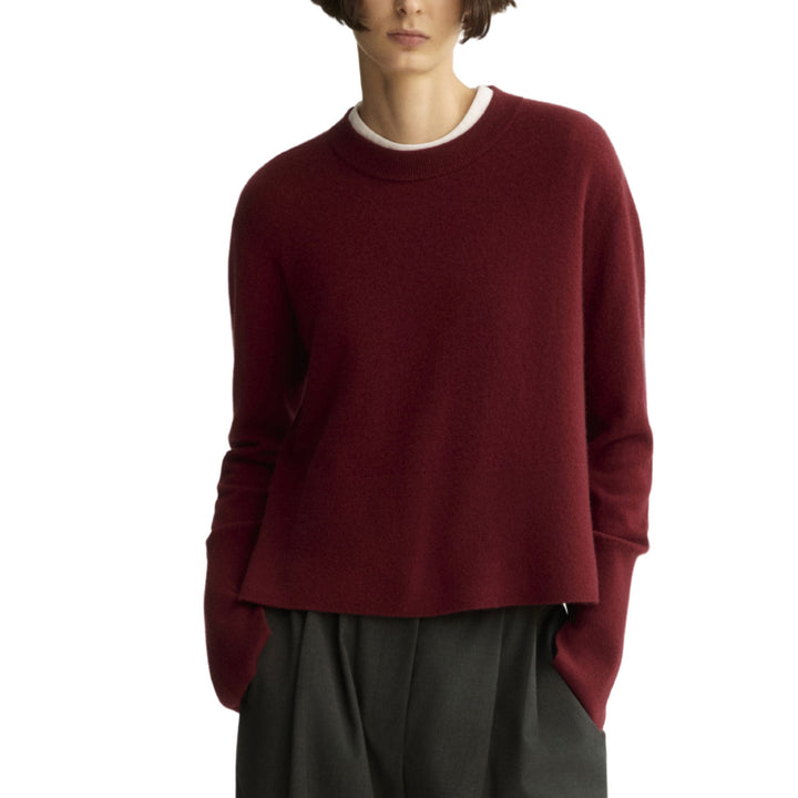 Warren Crewneck in Berry