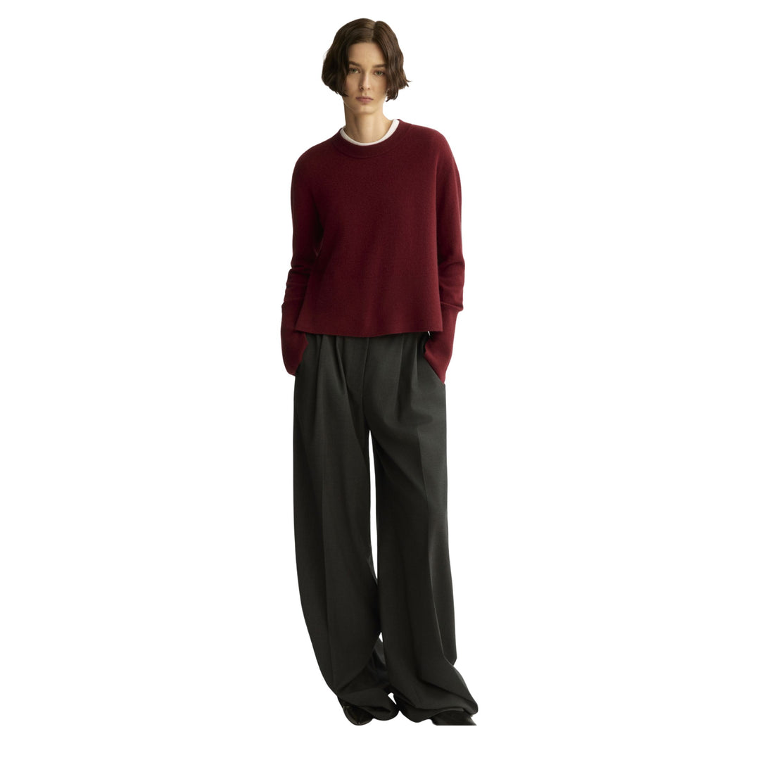 Warren Crewneck in Berry