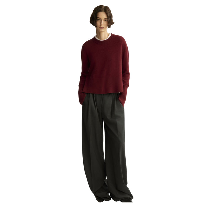 Warren Crewneck in Berry