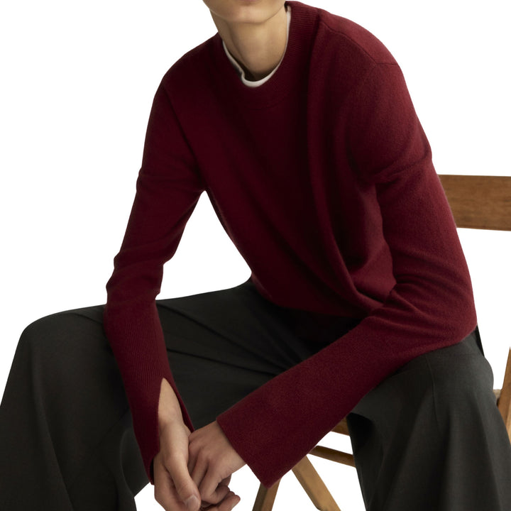 Warren Crewneck in Berry