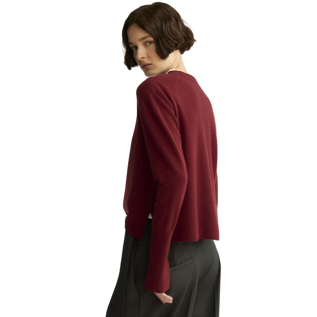 Warren Crewneck in Berry