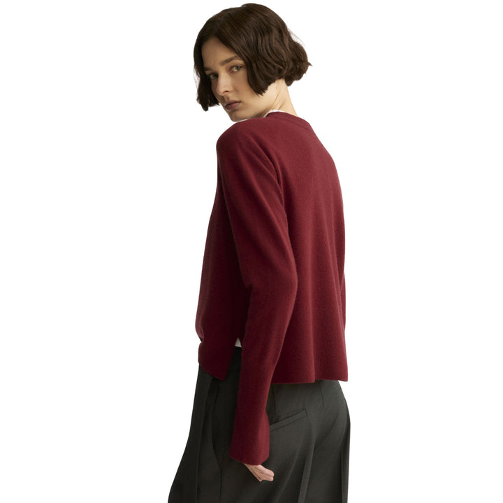 Warren Crewneck in Berry
