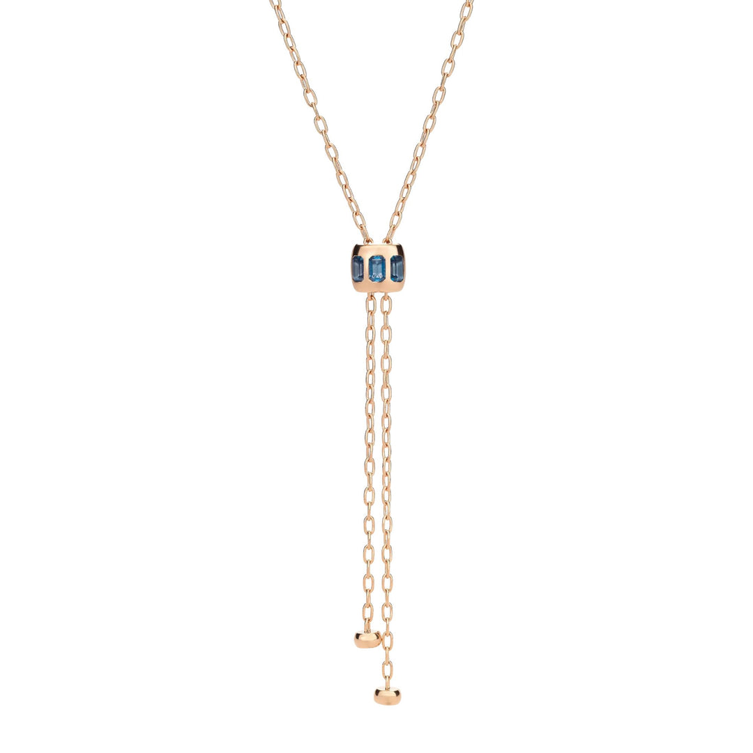 Necklace Iconica Fancy RG London Blue Topaz