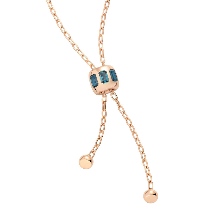 Necklace Iconica Fancy RG London Blue Topaz