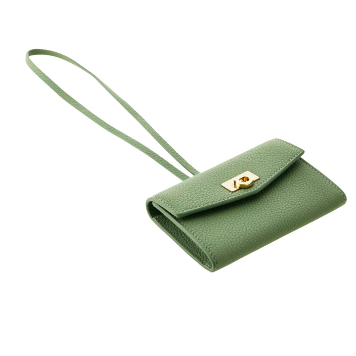 Card Holder Bag Charm - Seagrass