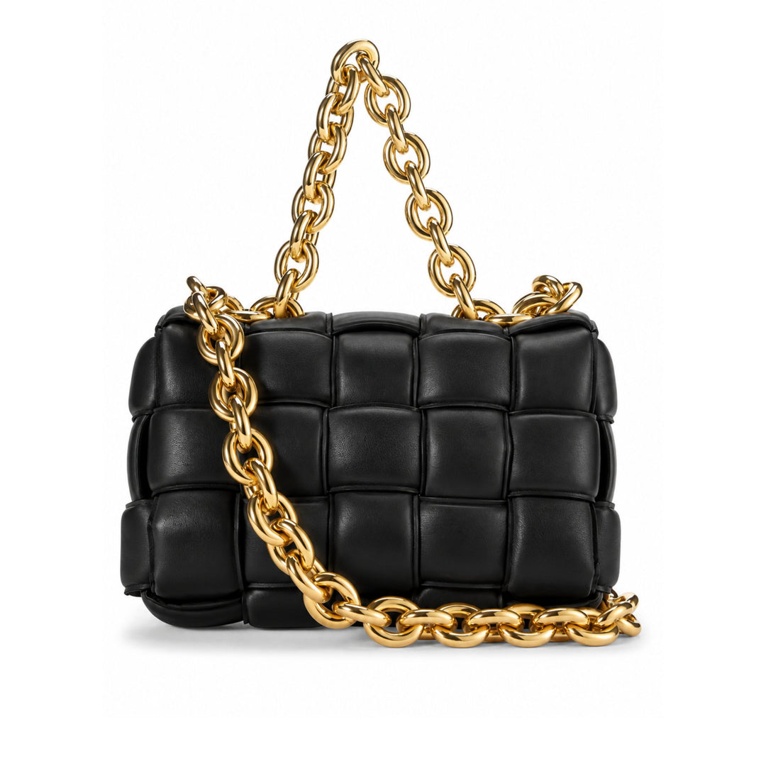 Bottega Padded Chain Cassette in Black