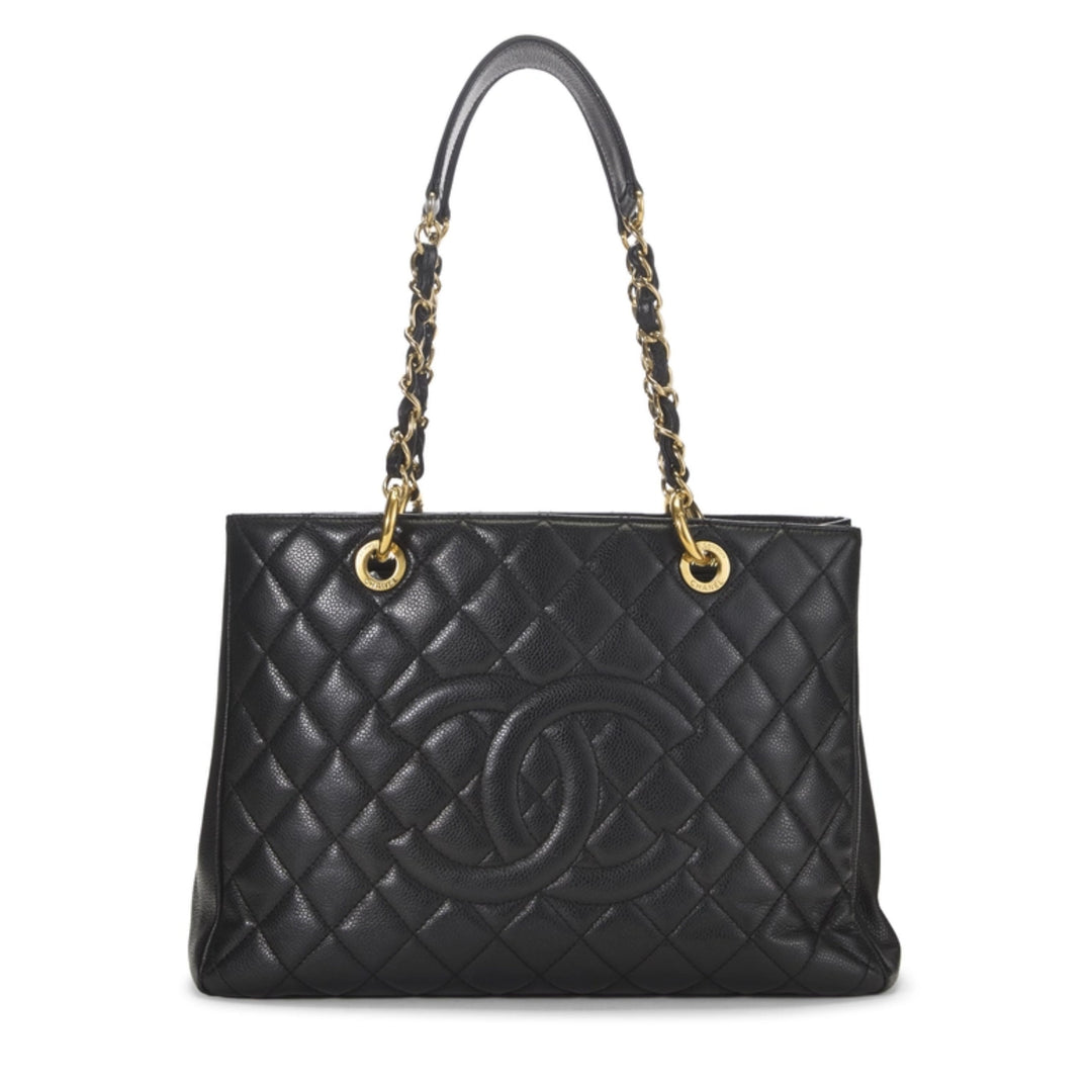 Chanel Grand Shopping Tote in Black Caviar