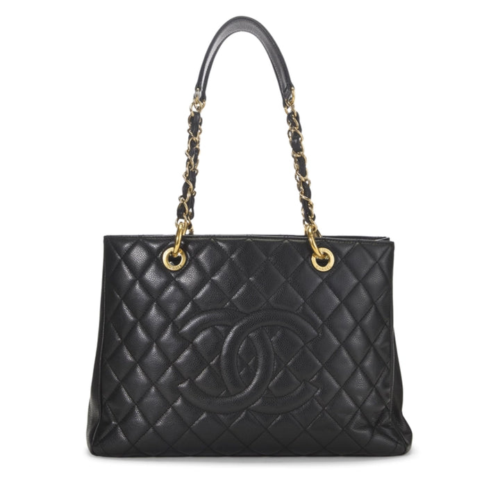 Chanel Grand Shopping Tote in Black Caviar