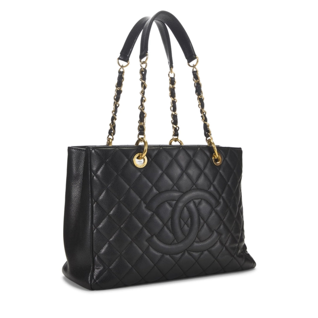 Chanel Grand Shopping Tote in Black Caviar