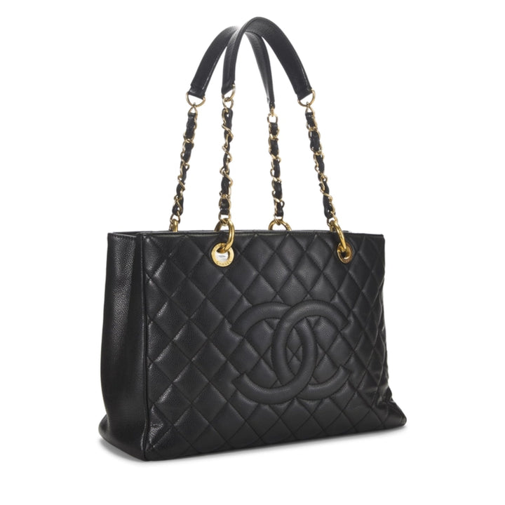 Chanel Grand Shopping Tote in Black Caviar