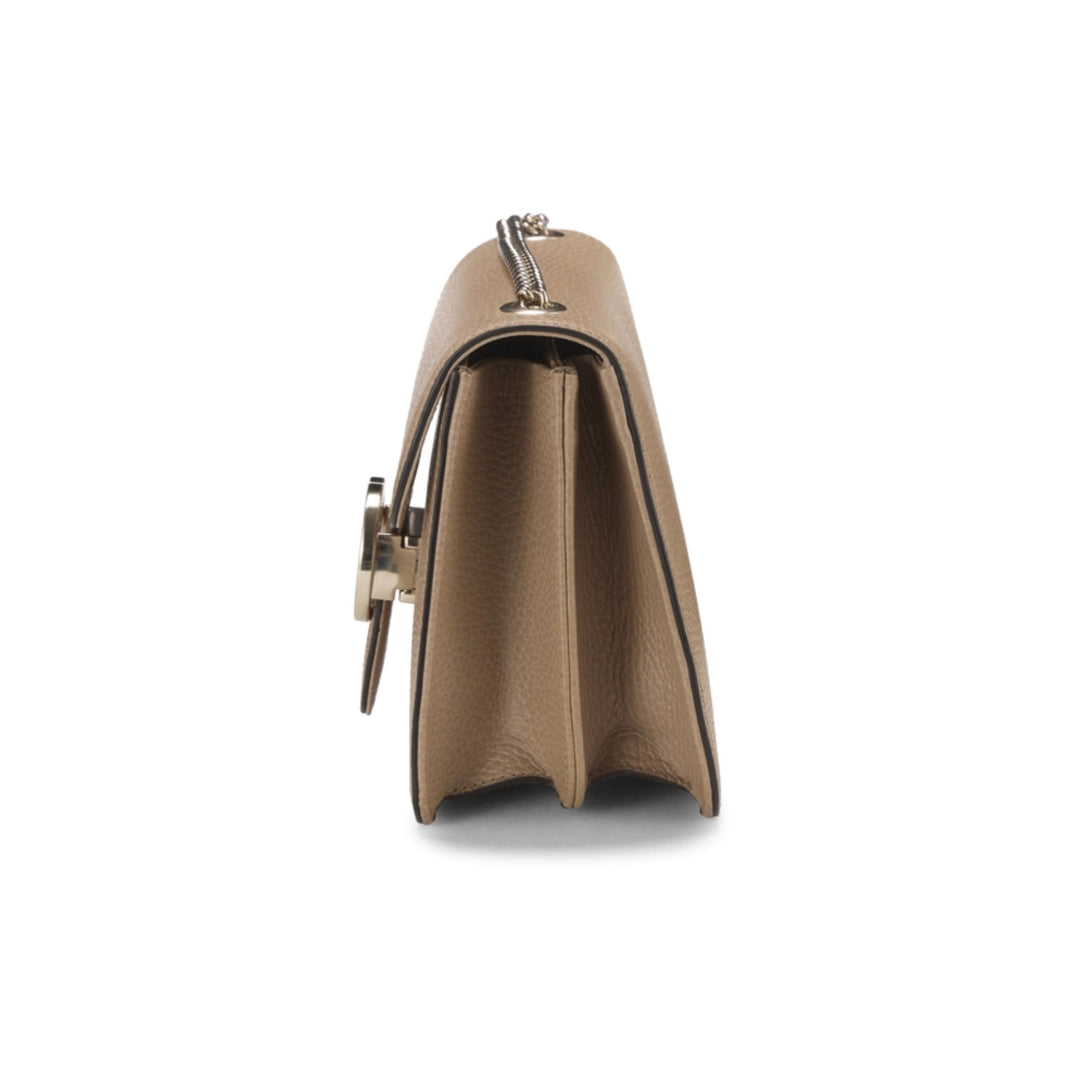 Gucci Interlocking Crossbody Bag in Beige
