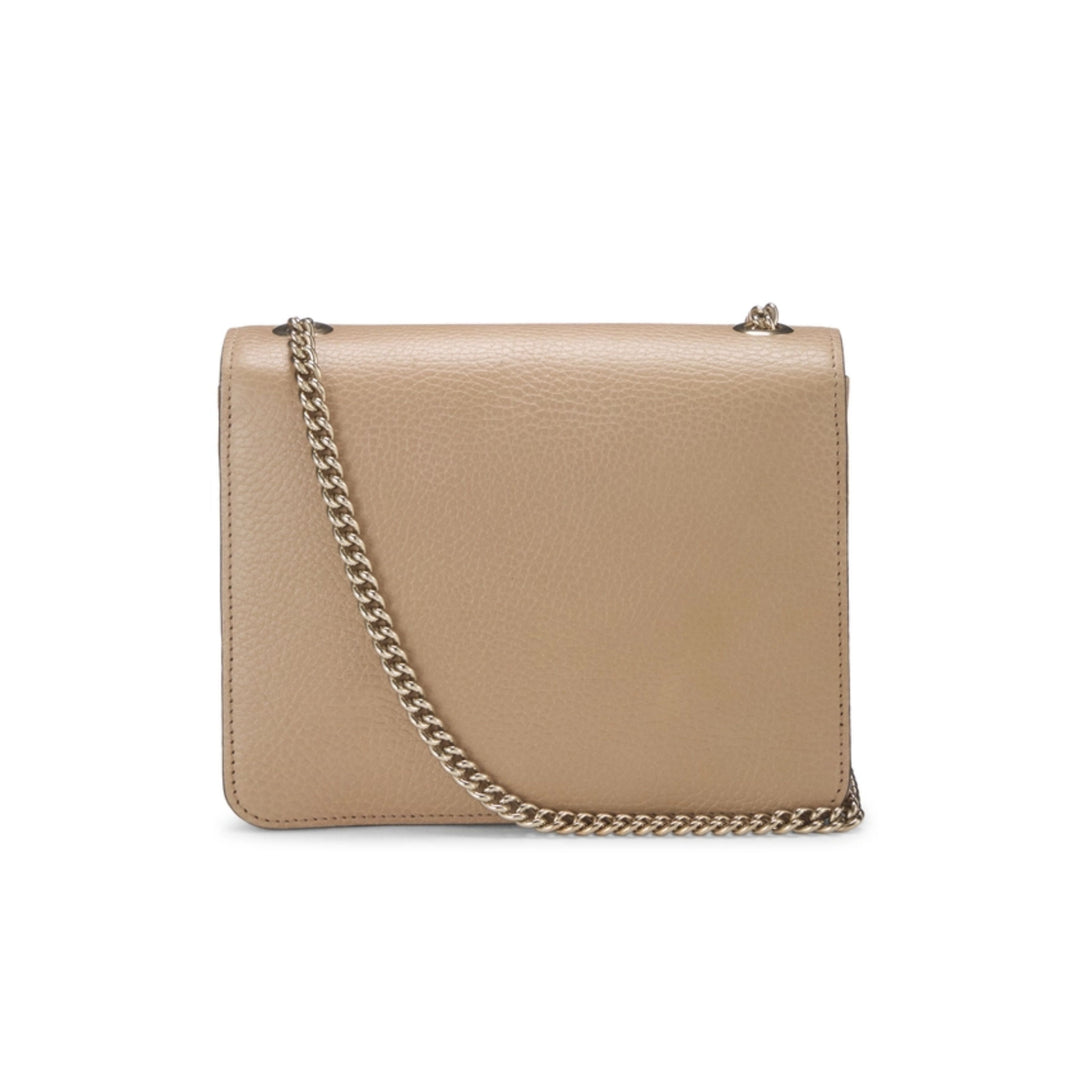 Gucci Interlocking Crossbody Bag in Beige