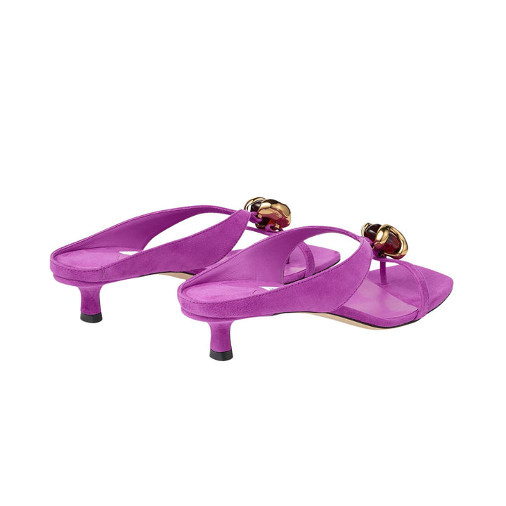 Emeri Stone Sandal in Violet Orchid