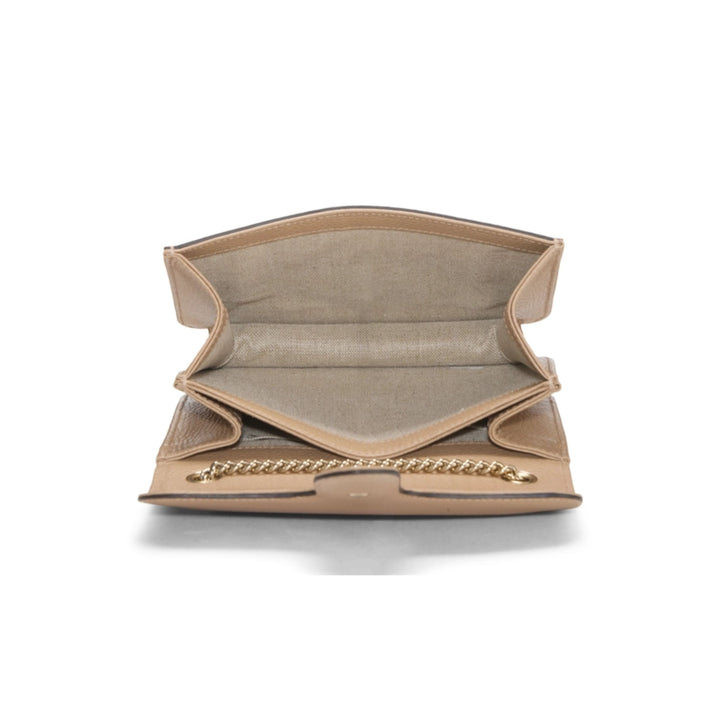 Gucci Interlocking Crossbody Bag in Beige