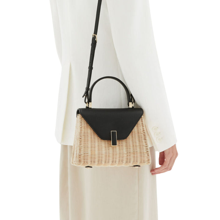 Iside Wicker Top Handle Bag