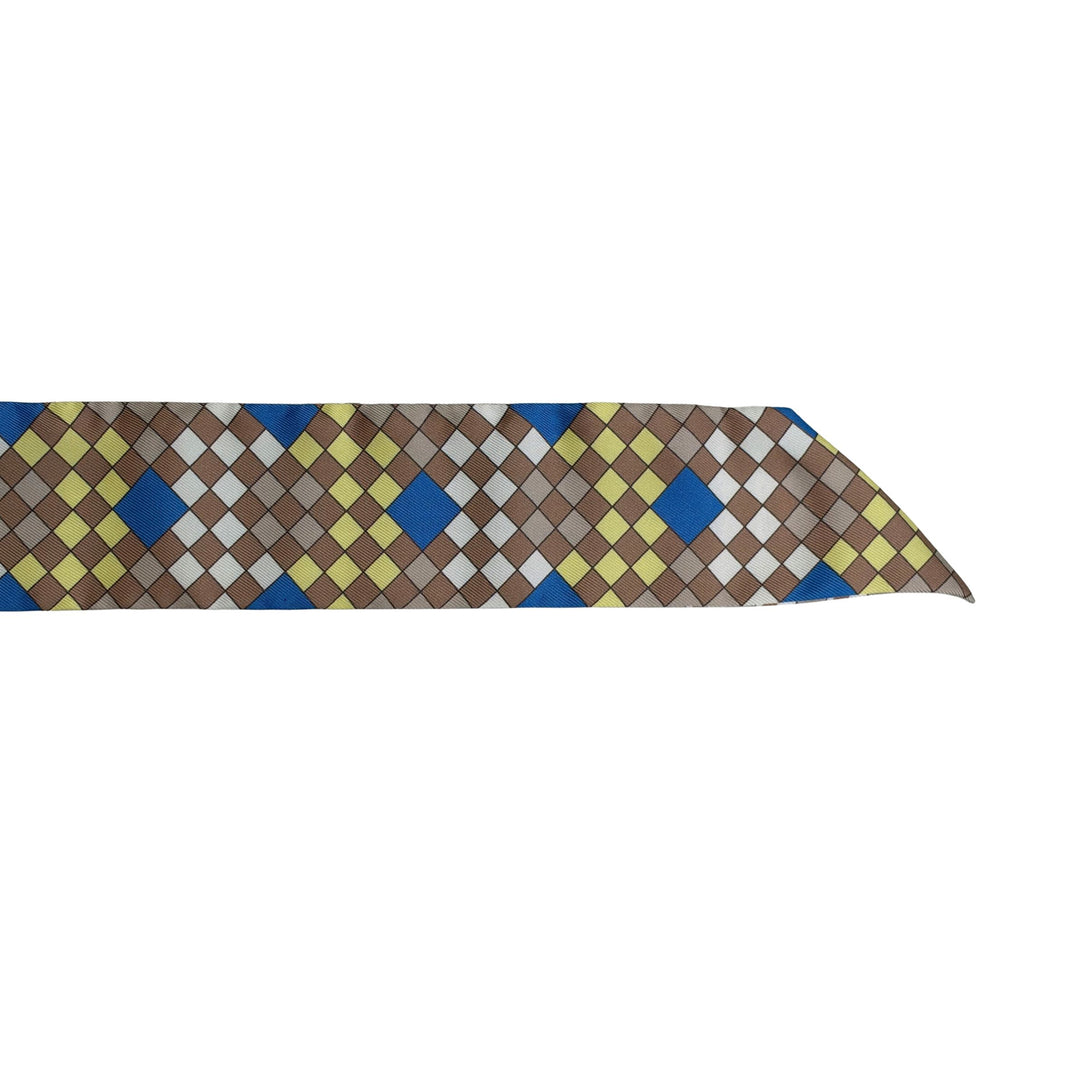 Hermès Twilly in Brown/Blue Multi