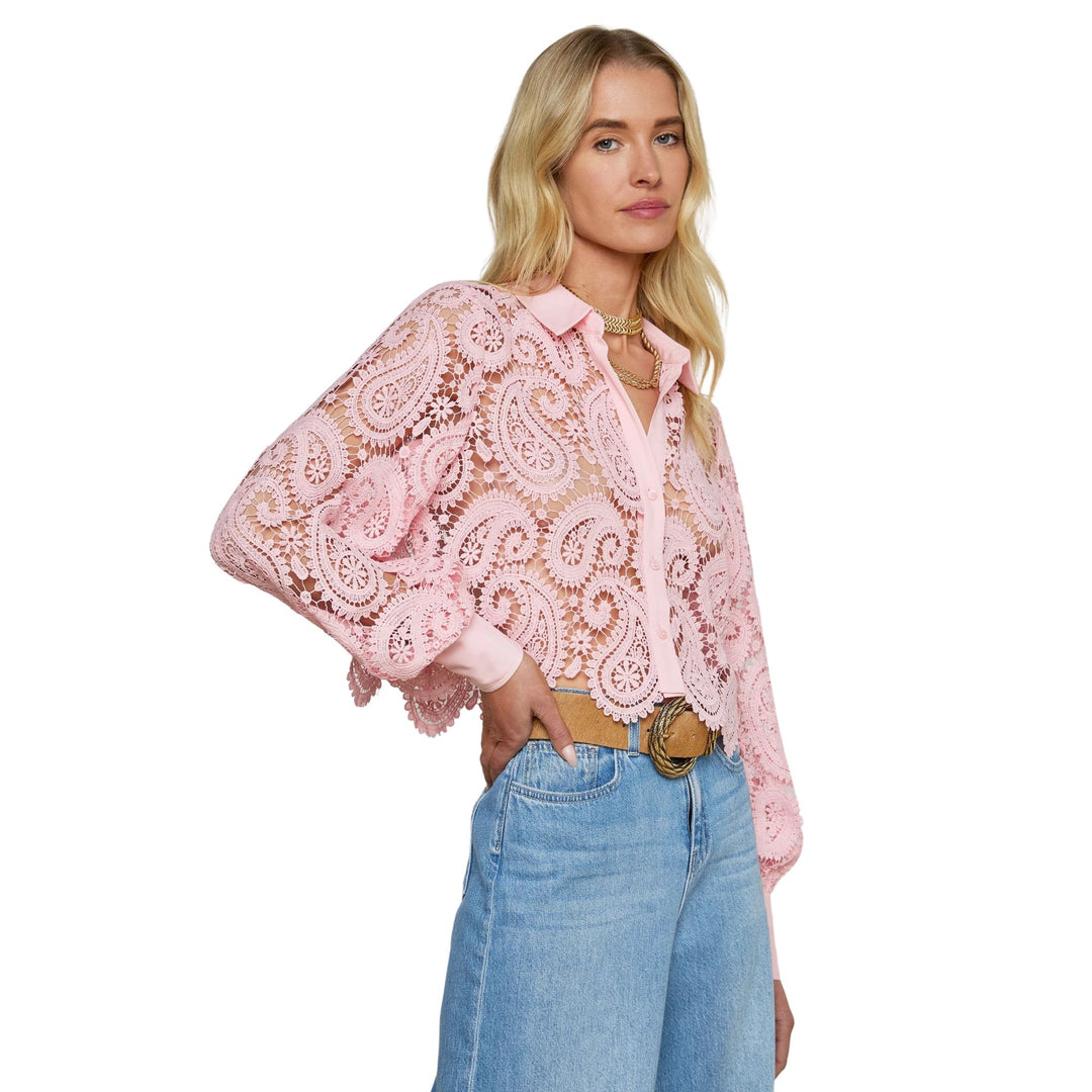 Odelia Crop Buttondown