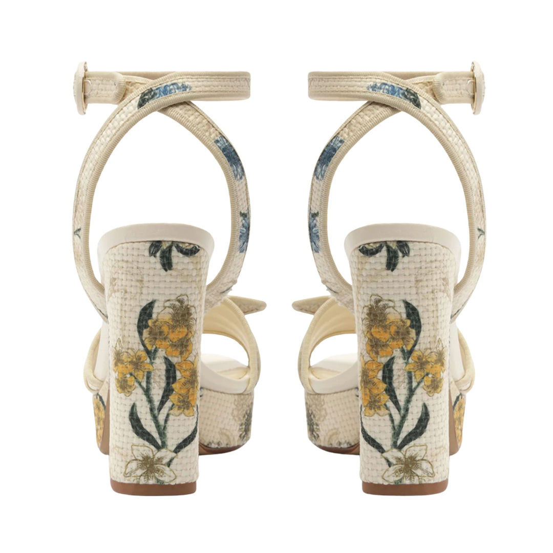 Grossgrain Raffia Platform