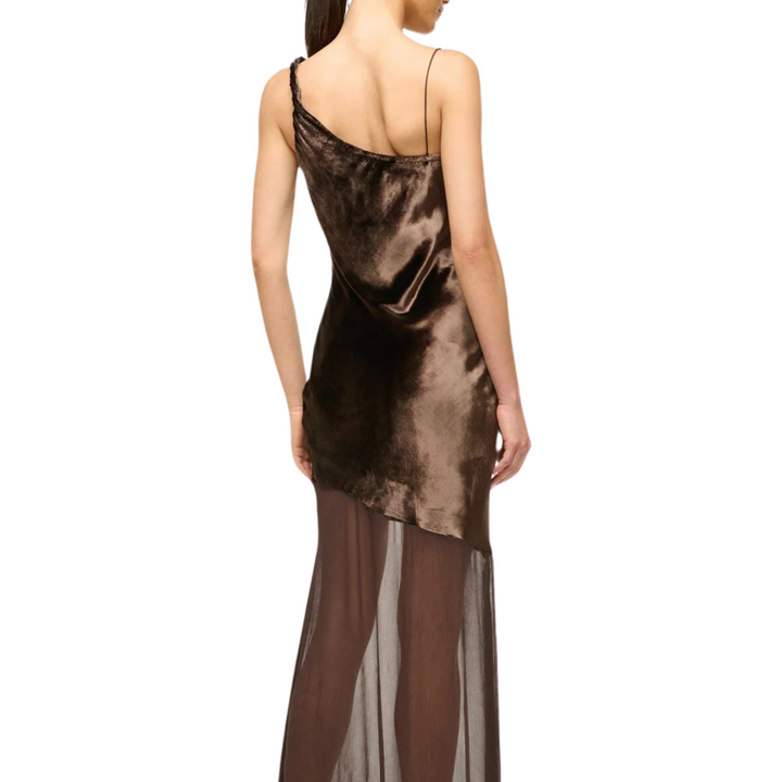 BEATON DRESS in Dark Chocolate