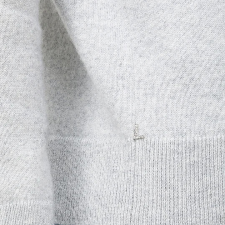 Cashmere Turtleneck Sweater in Grey Heather