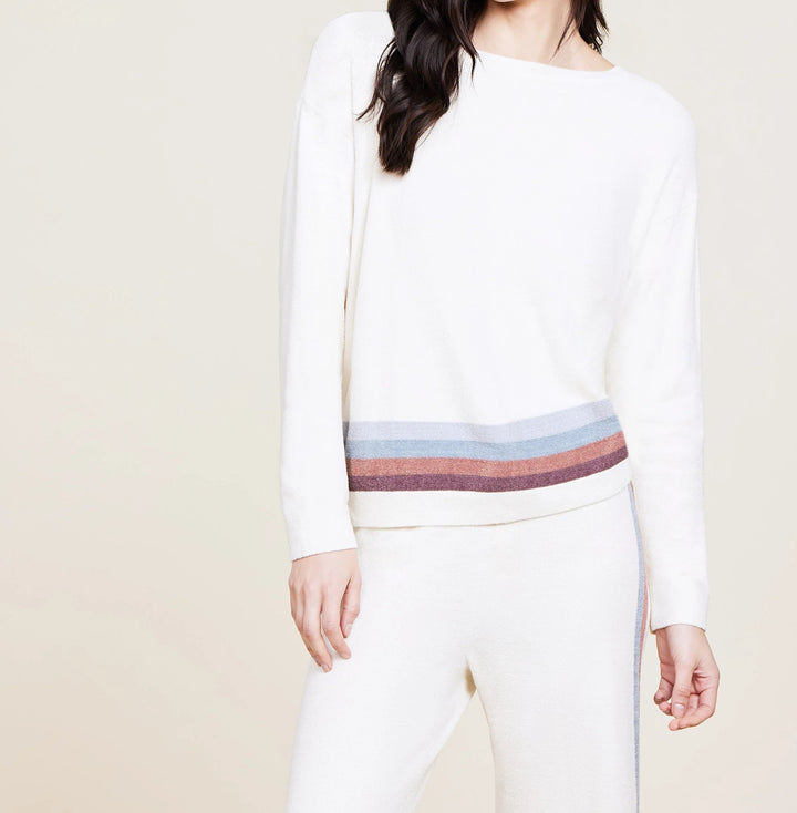 CCUL Multi Stripe Pullover - Cream Multi