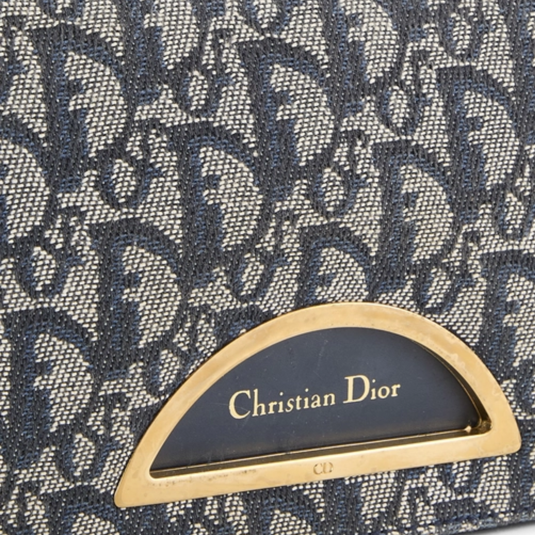 Dior Navy Trotter Malice Pearl Shoulder