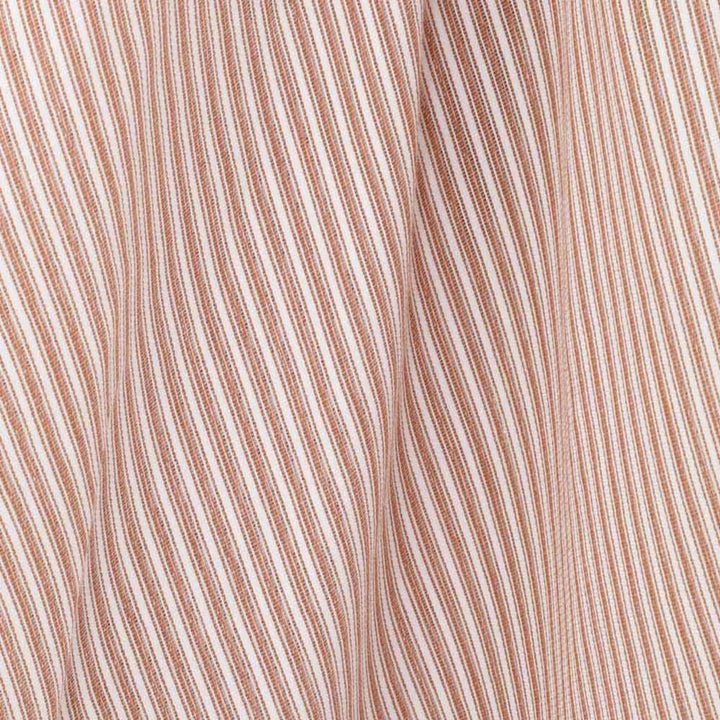 Hypnotic Tuck Mini Dress in Tan Stripe