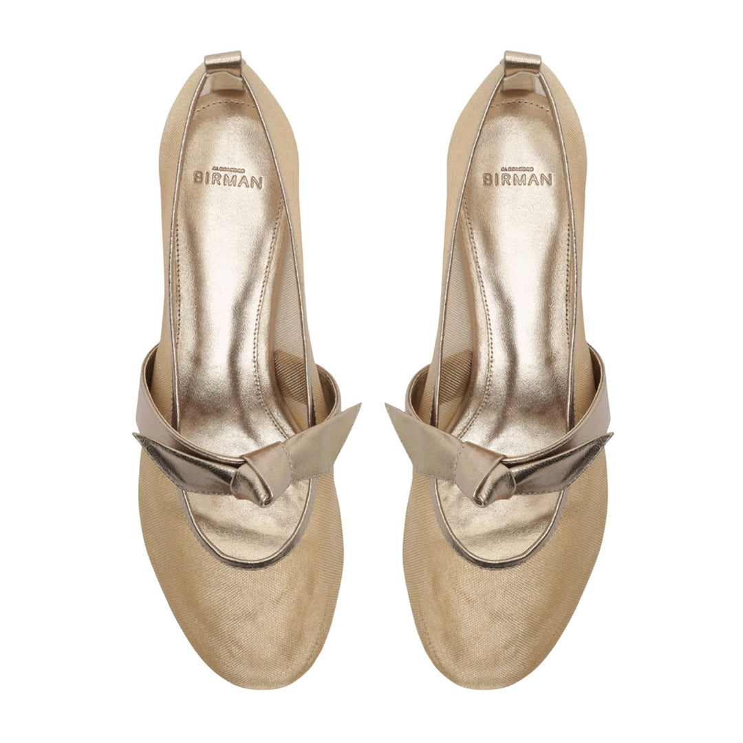 Clarita Ballerina Flat in Luna