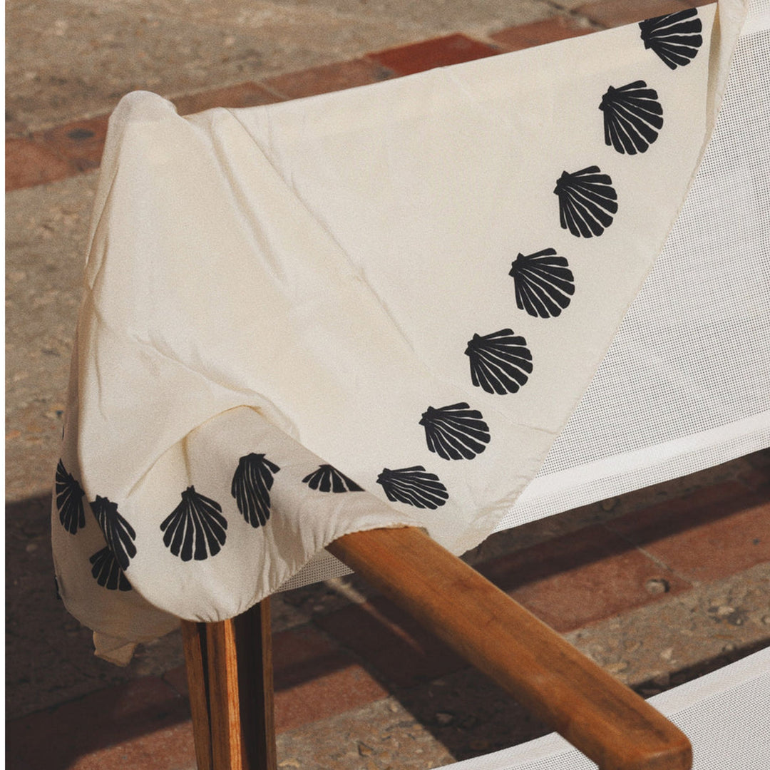 Concha Scarf Large in Noir