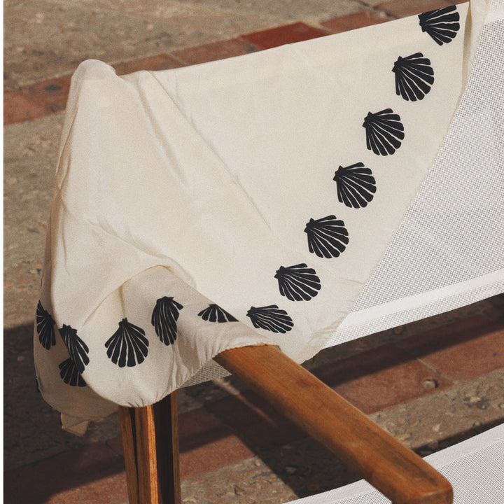 Concha Scarf Large in Noir