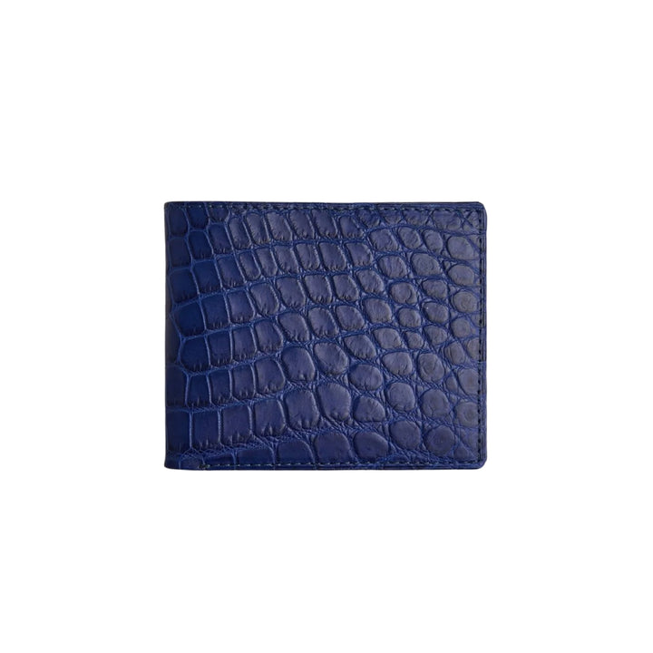 Classic Wallet No. 101 in Sapphire Crocodile