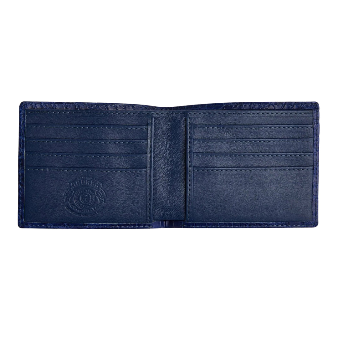 Classic Wallet No. 101 in Sapphire Crocodile