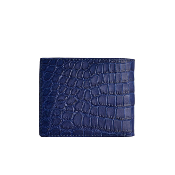 Classic Wallet No. 101 in Sapphire Crocodile