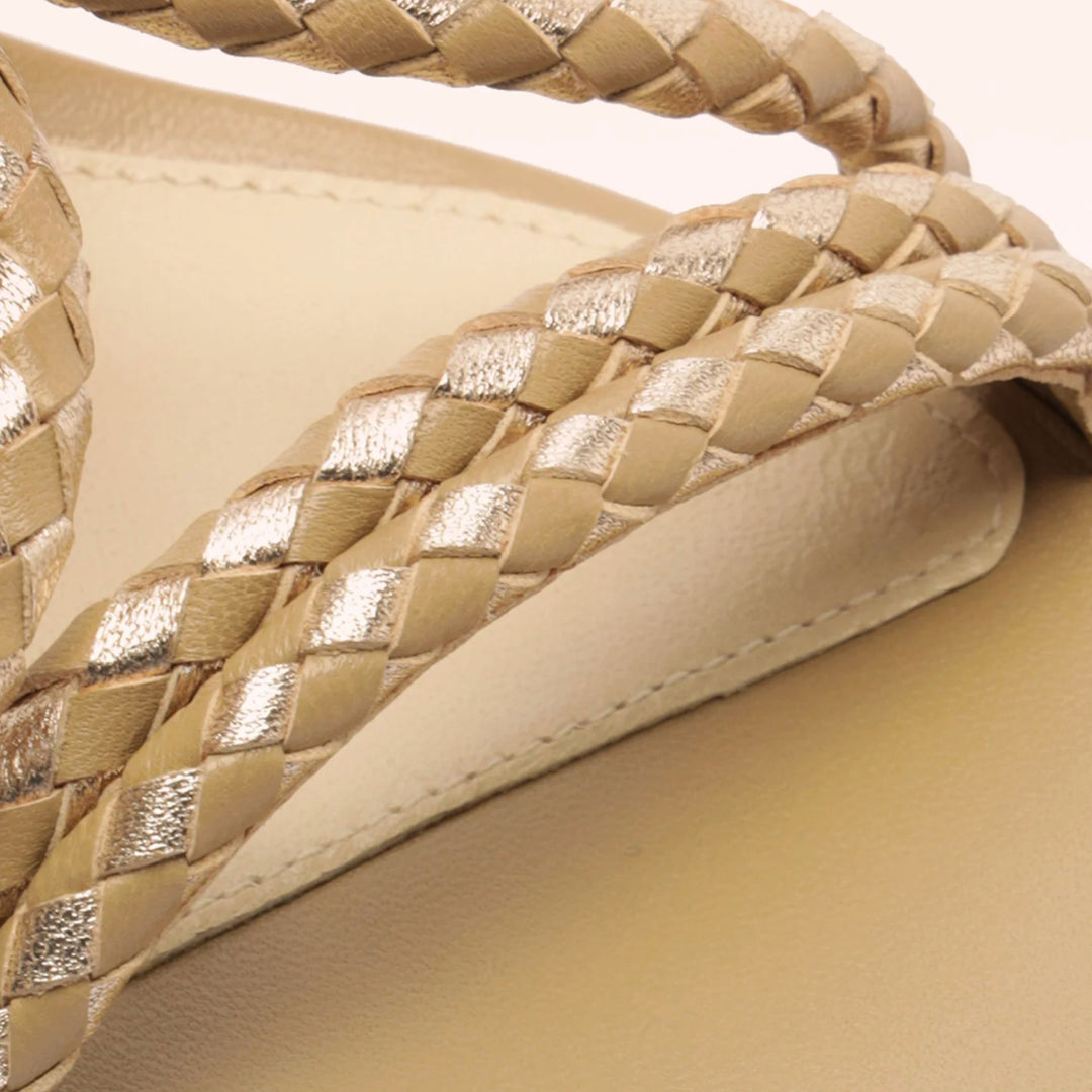Elba City Sandal in Semolina