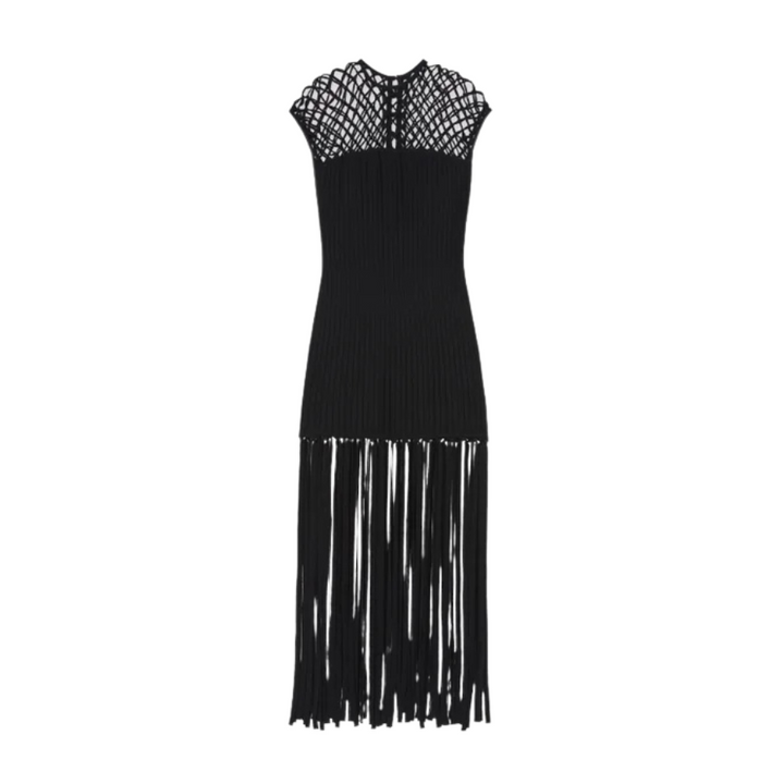 Hand Macrame & Knotted Fringe Tunic