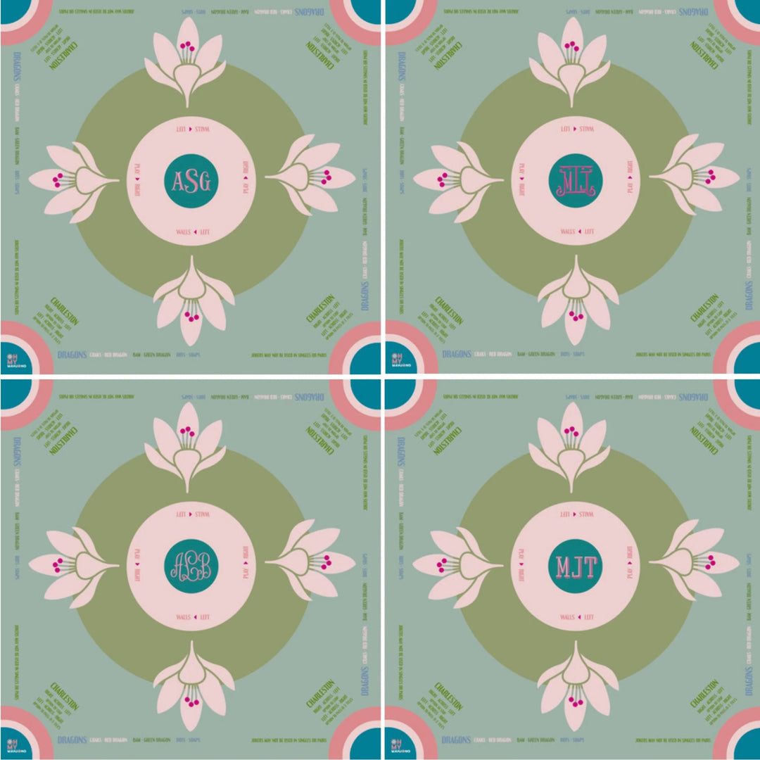 Sage Lotus Mahjong Mat