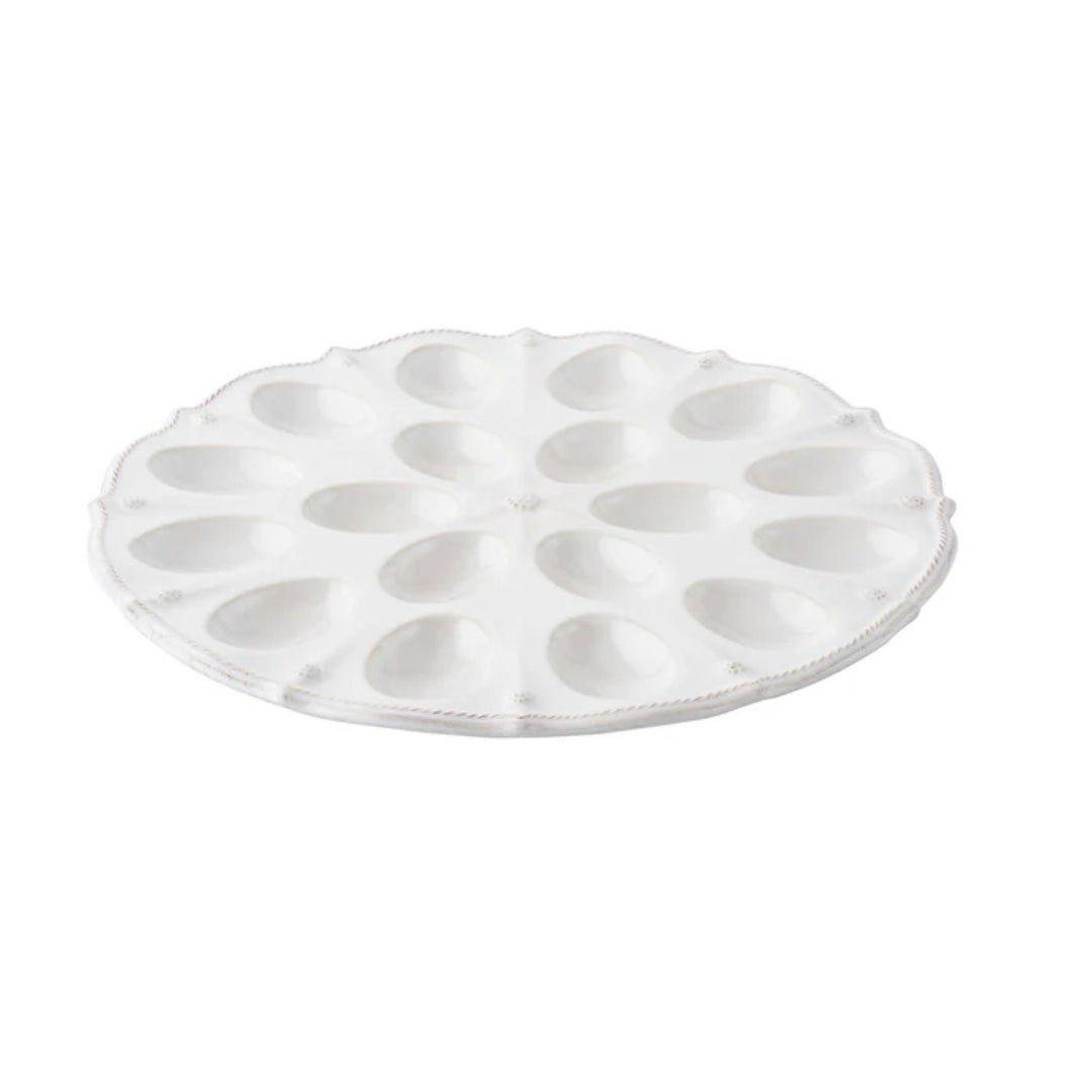 Berry & Thread Whitewash Deviled Egg Platter