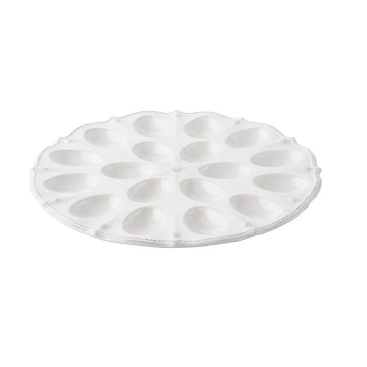 Berry & Thread Whitewash Deviled Egg Platter